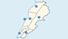 Lebanon Map